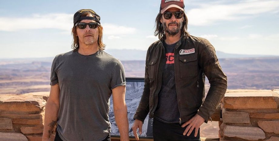 Норман Ридус, Киану Ривз, мотоциклы, штат юта