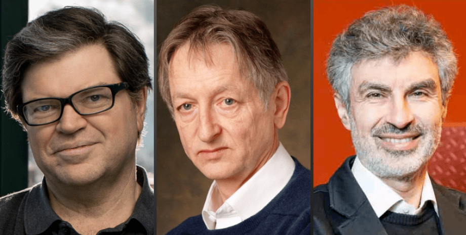Ян ЛеКун, Джеффри Хинтон, Йошуа Бенжио. Turing Award