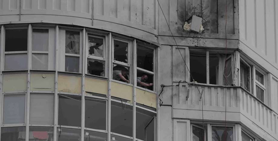 Последствия взрыва в Москве