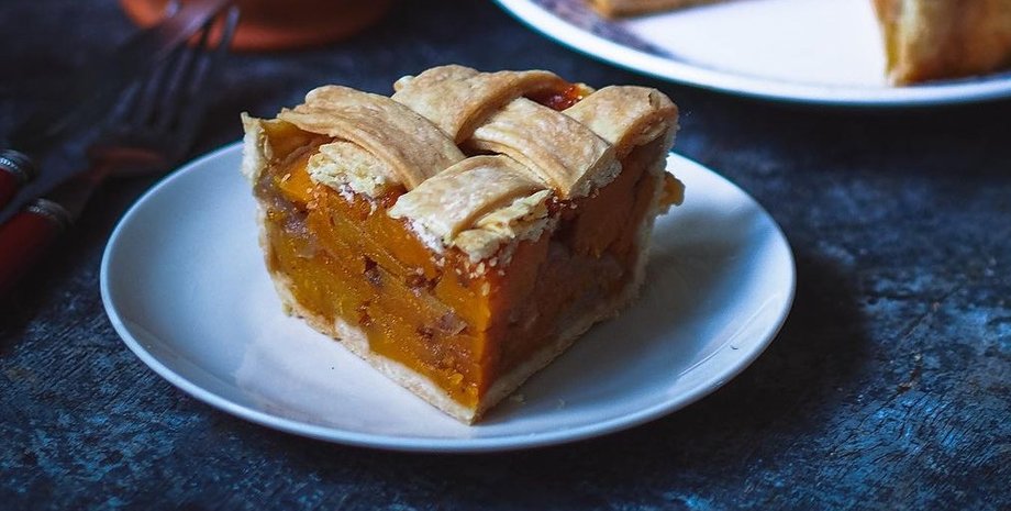 Пирог с яблоками и тыквой, пирог с тыквой, пирог рецепт