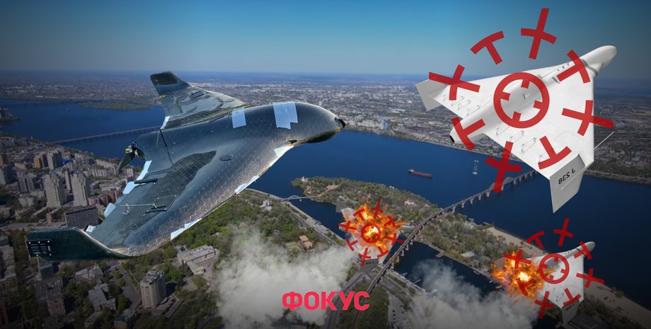 Дрони ППО збивають Шахеди