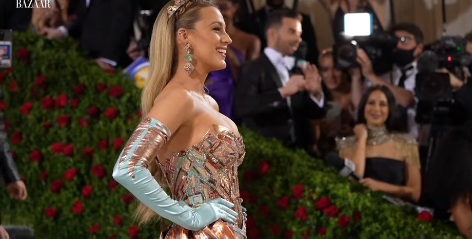 блейк лайвли, версаче, мет гала, met gala
