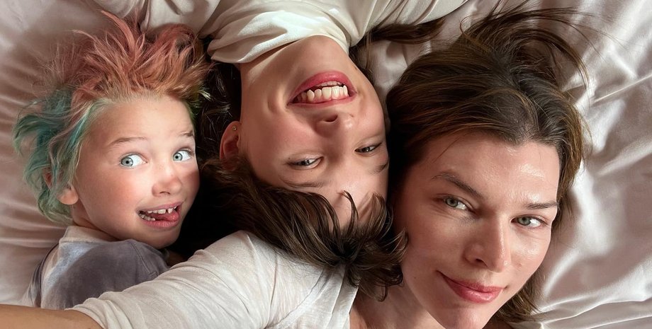 Мілла Йовович, діти, діти