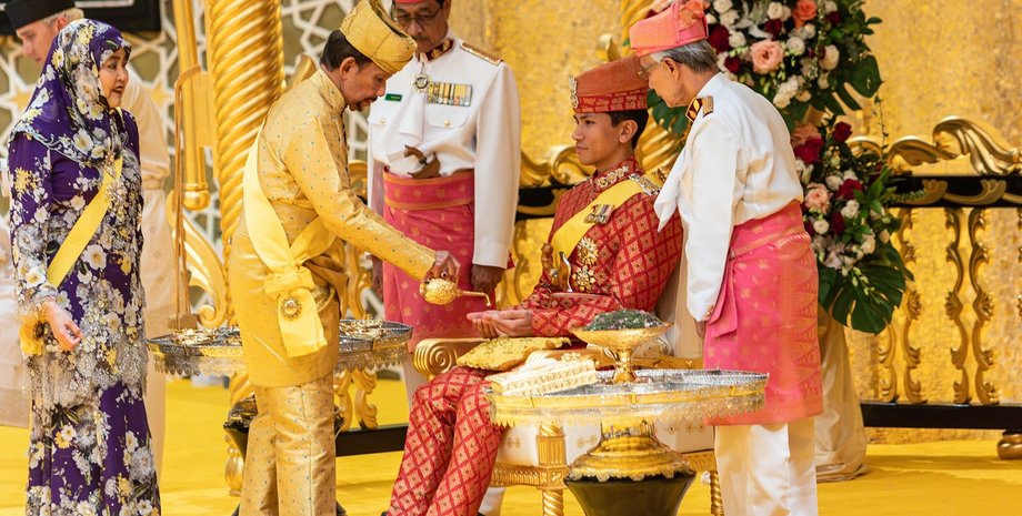 аніша, весілля бруней, принц абдул матін