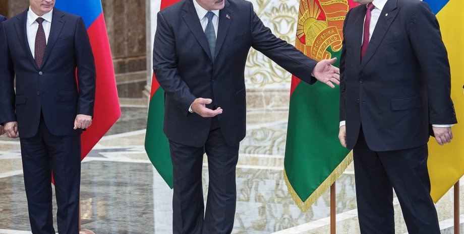 Путин, Лукашенко и Порошенко в Минске / Фото: Getty images