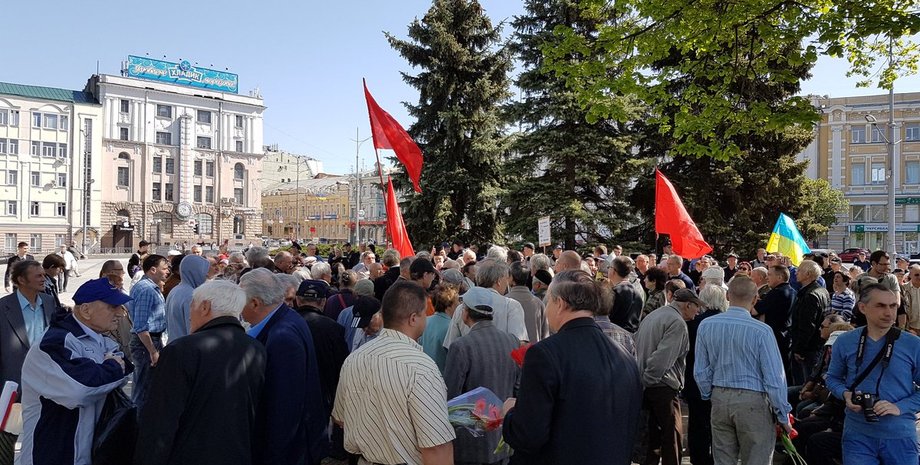 Первомай в Харькове / Фото: twitter.com/StudMedia