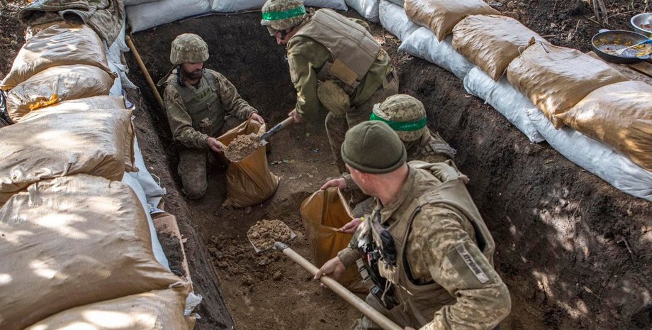 бійці ЗСУ на передовій