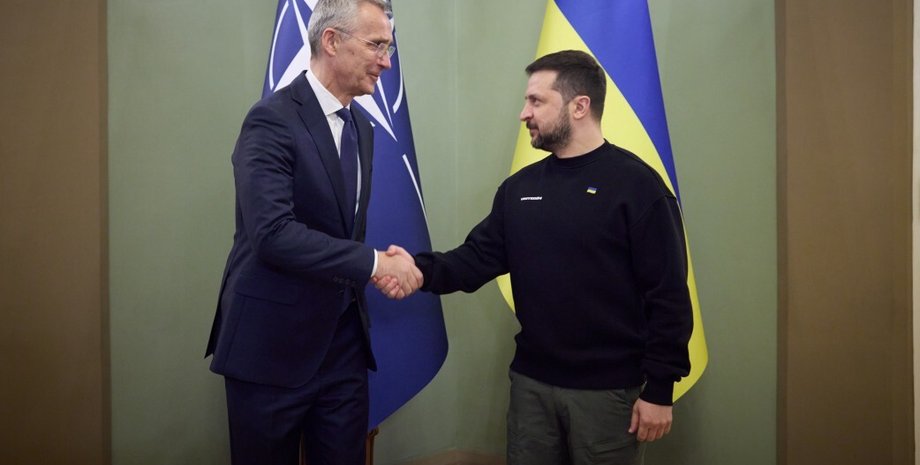 Володимир Зеленський та Єнс Столтенберг