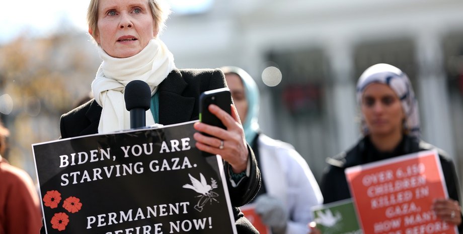 Синтия Никсон, сектор газа, война в израиле