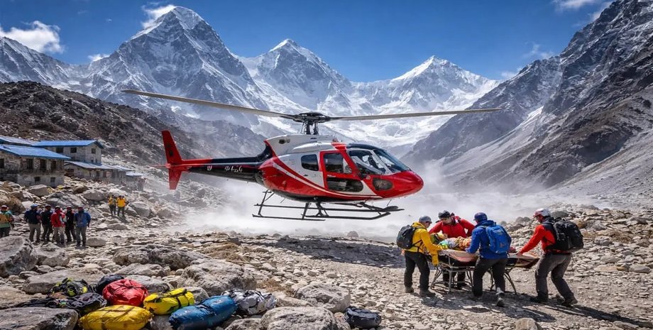 эвакуация эверест непал гиды туристы