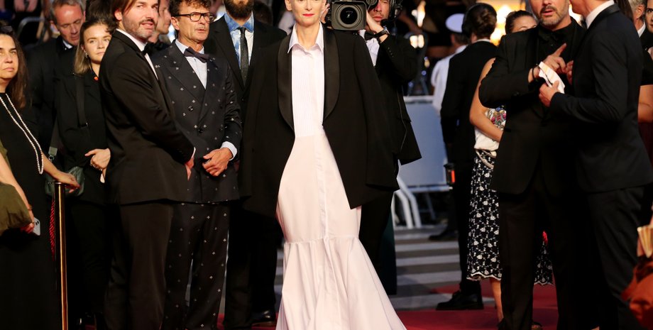 каннський кінофестиваль, канни 2022, тільда свінтон, найкращі сукні червоної доріжки, червона доріжка