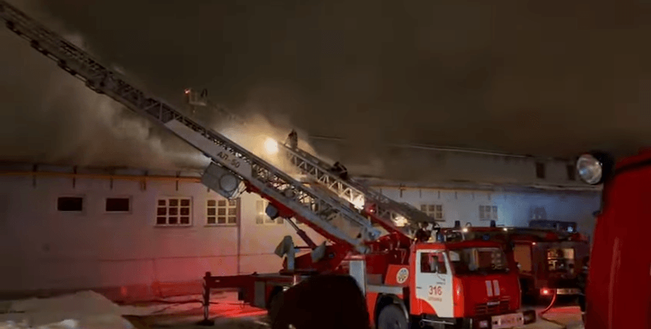 Пожежа, Підмосков'я, Коломна, фото