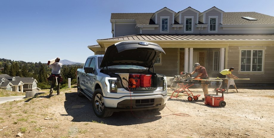 Ford F-150 Lightning, двонаправлена зарядка, V2G, V2h, V2L, двонаправлена зарядка електромобілів