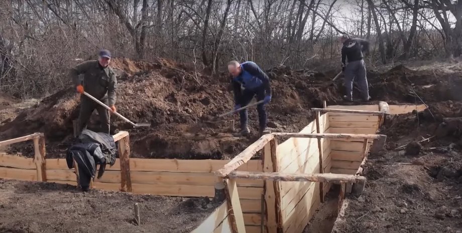 Фортификации под Харьковом, линия обороны Харьков, фортификации Харьков, Харьков наступление РФ, Bild линия обороны, Bild фортификации Харьков