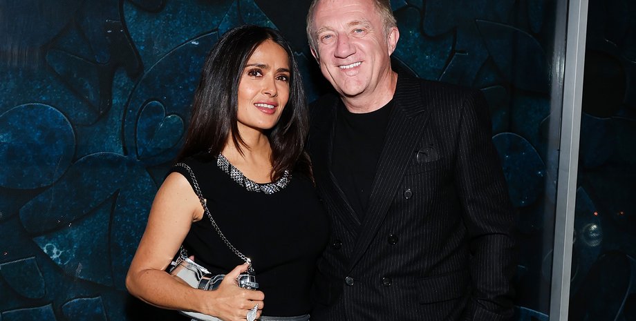 Сальма Хайек муж, сальма хаек франсуа-анри пино, сальма хаек стиль, выставка брата сальмы хаек