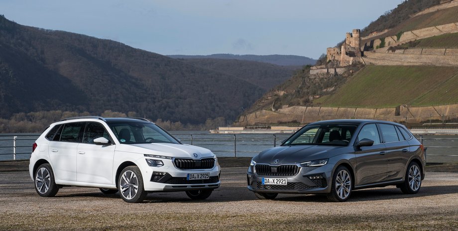 Новые Skoda Scala и Kamiq 2024, Skoda Scala, Skoda Kamiq, кроссовер Skoda, Skoda в Украине, Новая Skoda Scala