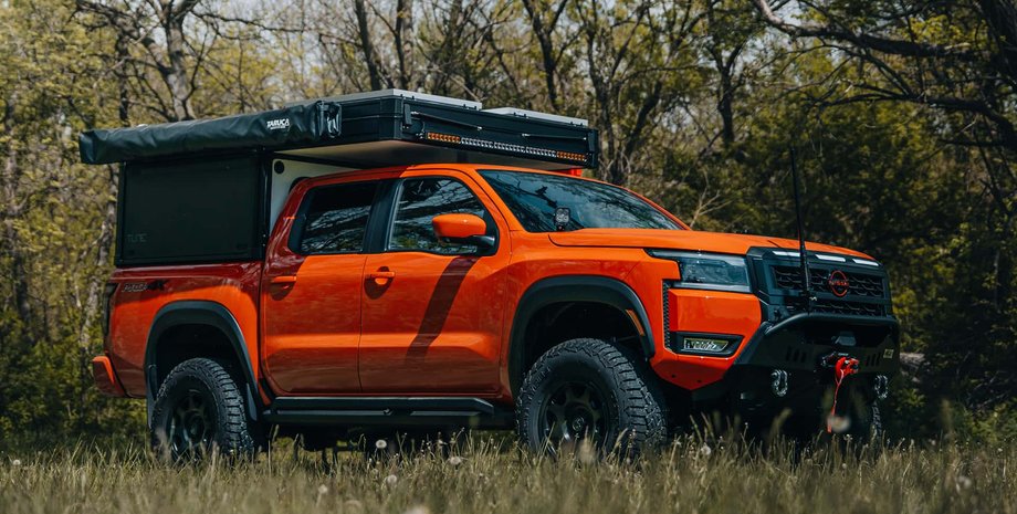 Nissan Frontier Pro-4X с кемпером представлен на Overland Expo West
