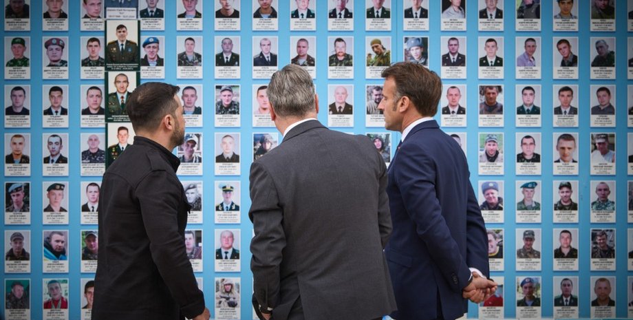 прогулка зеленский стармер макрон, зеленский