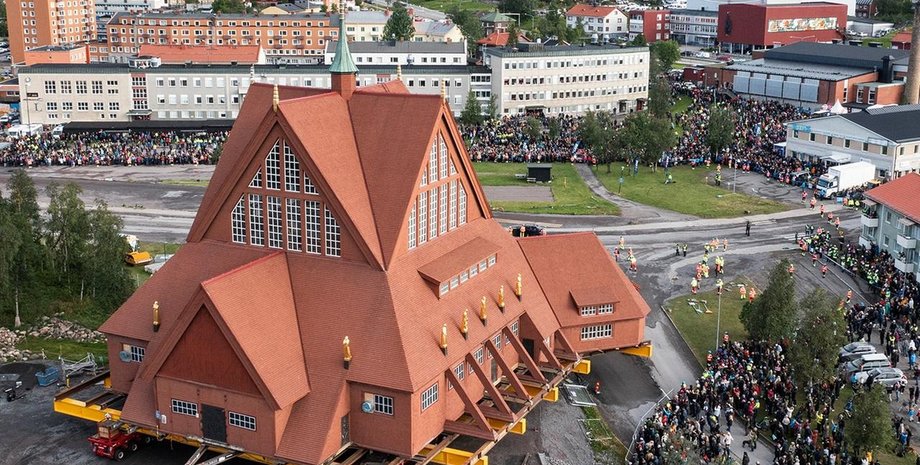 кіруна швеція церква церква переїзд