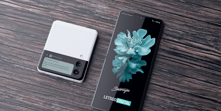 гибкий смартфон, презентация samsung