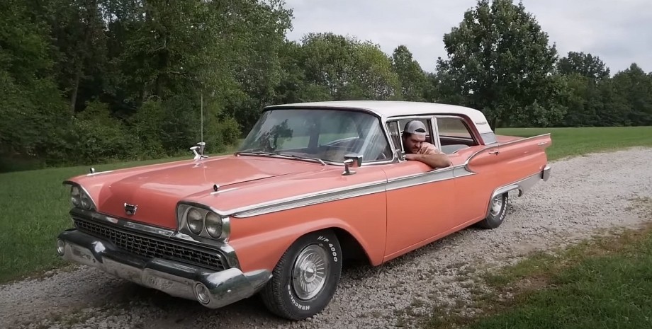 Ford Galaxie, Ford Galaxie 1959, капсула времени, седан Ford