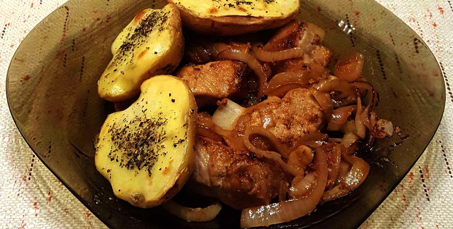 простой шашлык, свинина, кулинария