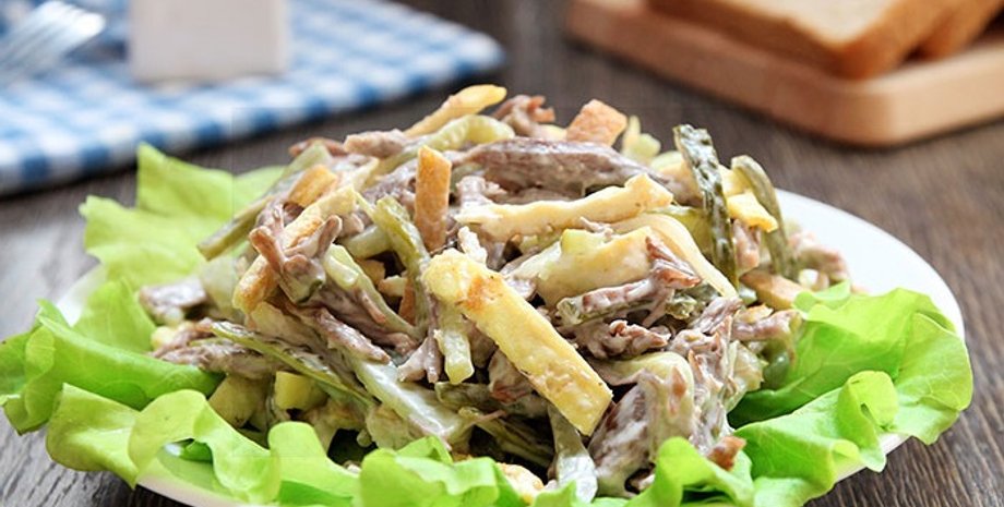 салат міністерський, радянський салат, класичний салат, салат на новий рік, новорічний салат