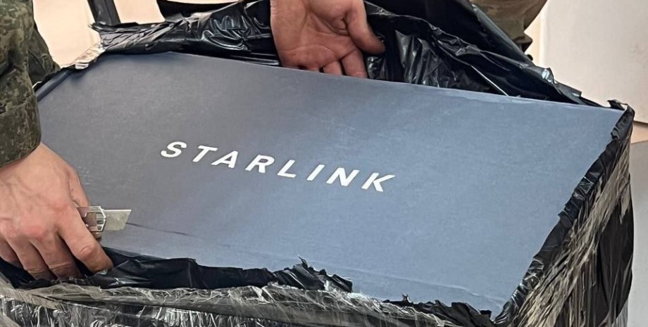 Starlink, ЗС РФ, росіяни, інтернет, Старлінк, війна в Україні, фото