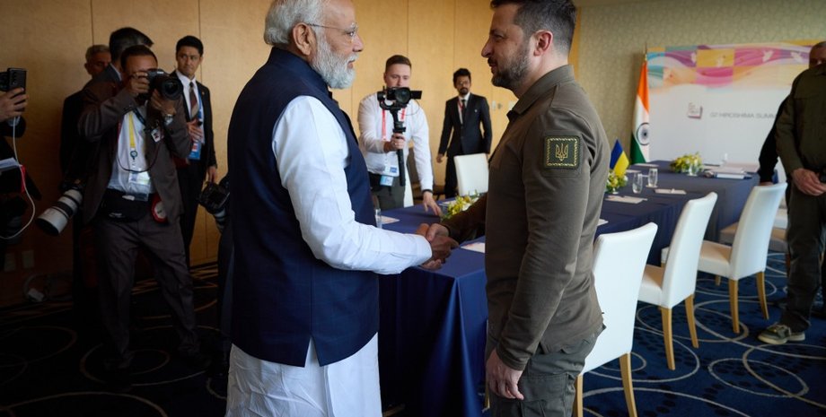 Нарендра Моди, Владимир Зеленский