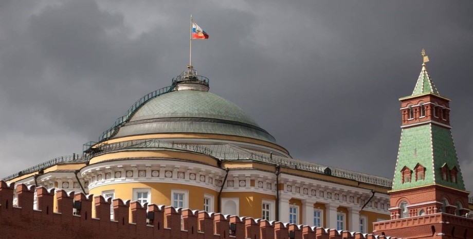Кремль, флаг, Россия, Москва, фото