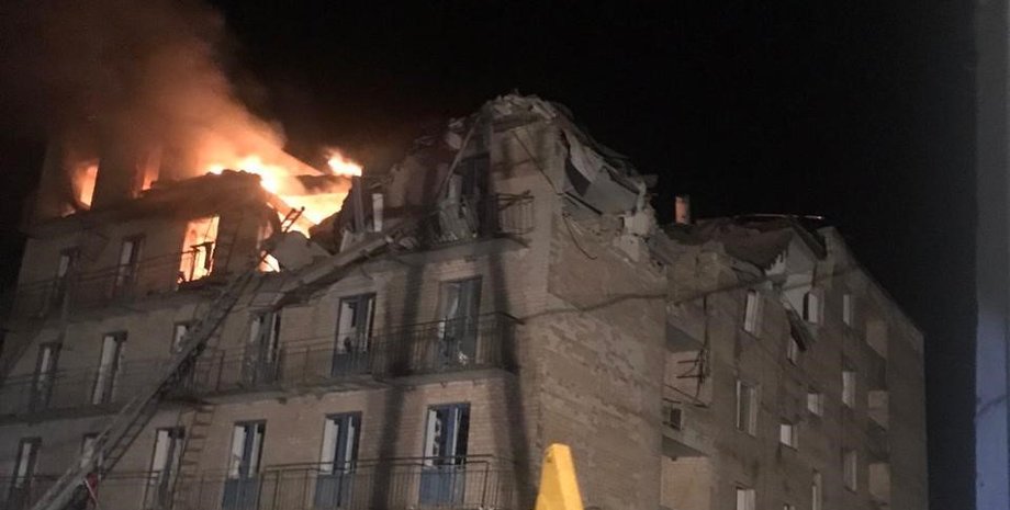 Ночной обстрел беспилотниками