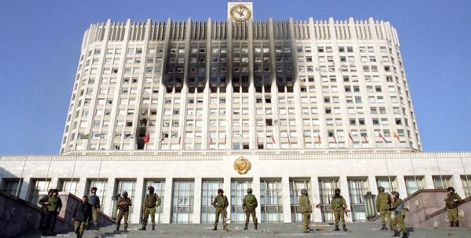 дом советов россии 1993, дом правительства россии, пожар дом правительства рф