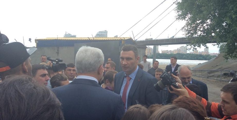 Виталий Кличко на открытии веломаршрута / Фото: Facebook