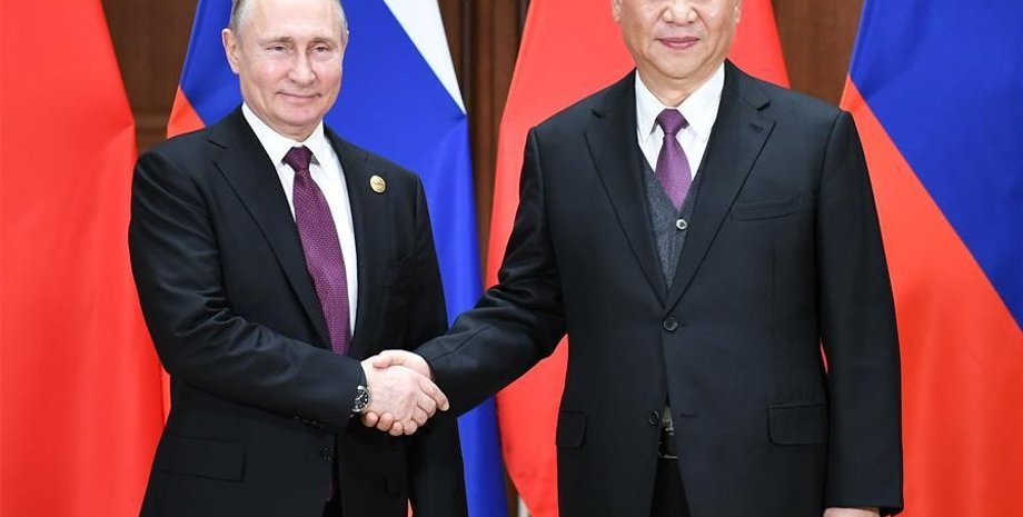 путин и си цзиньпин, президент РФ владимир путин и лидер КНР Си цзиньпин