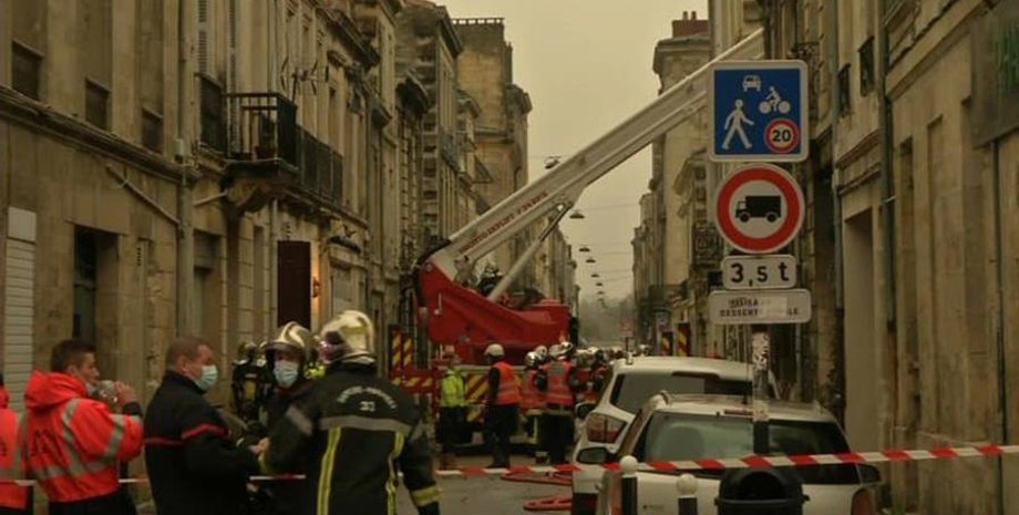 Франция, Бордо, Взрыв, Газ, здание