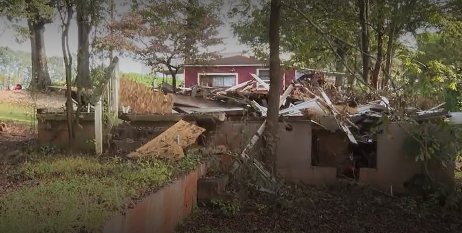 Уламки будинку, США будинок, США уламки будинку, США руїни, США знесли будинок, США надзвичайна подія