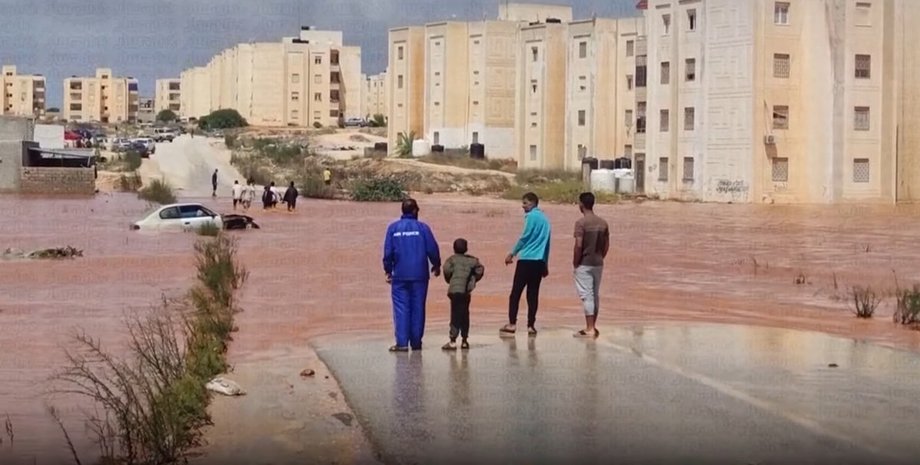 Наводнение в Ливии, фото