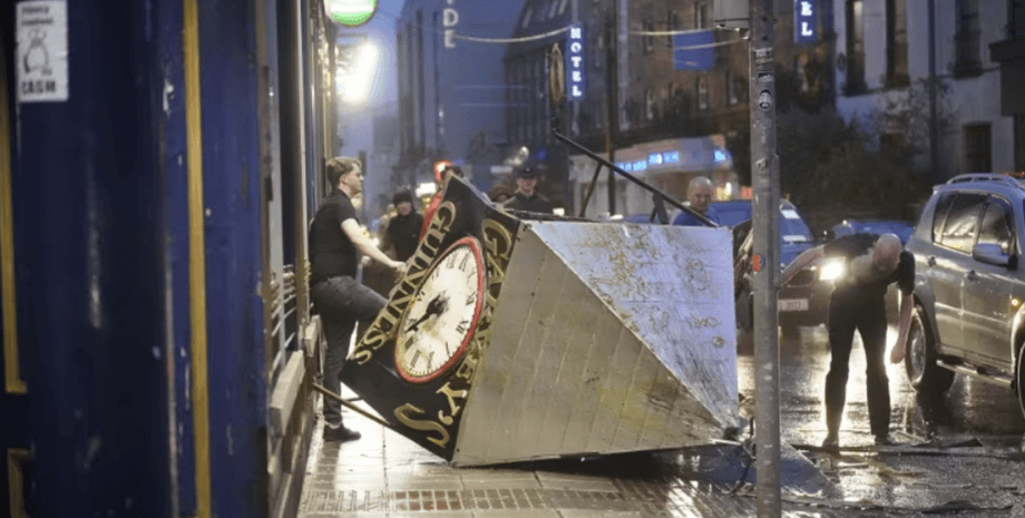 іша, шторм, британія