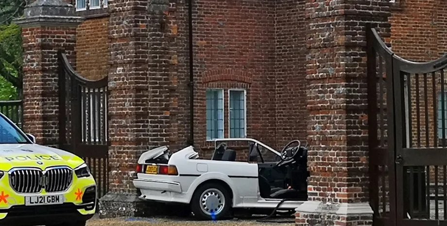 пьяный водитель, резиденция премьер-министра, дтп в британии