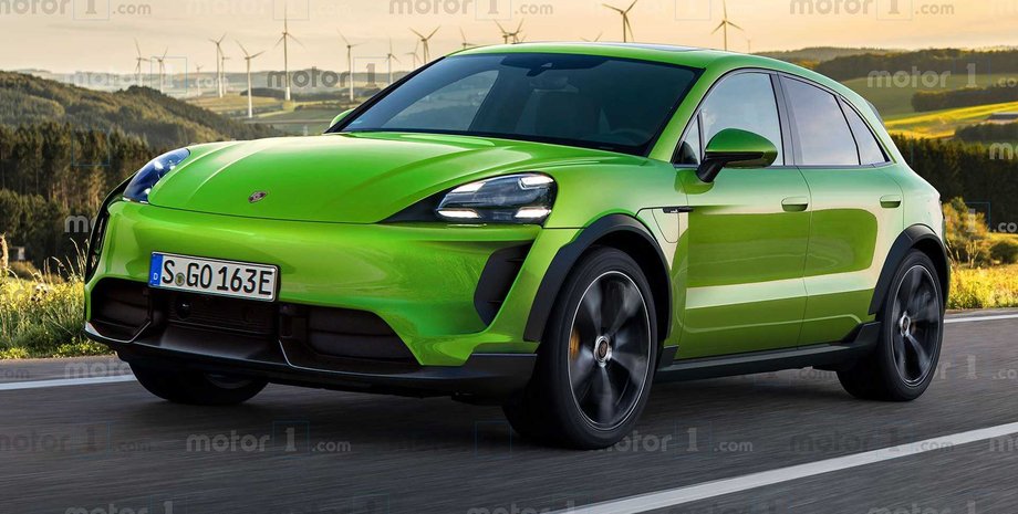 Porsche Macan 2024, Porsche Macan, электромобиль Porsche Macan, новый Porsche Macan, кроссовер Porsche