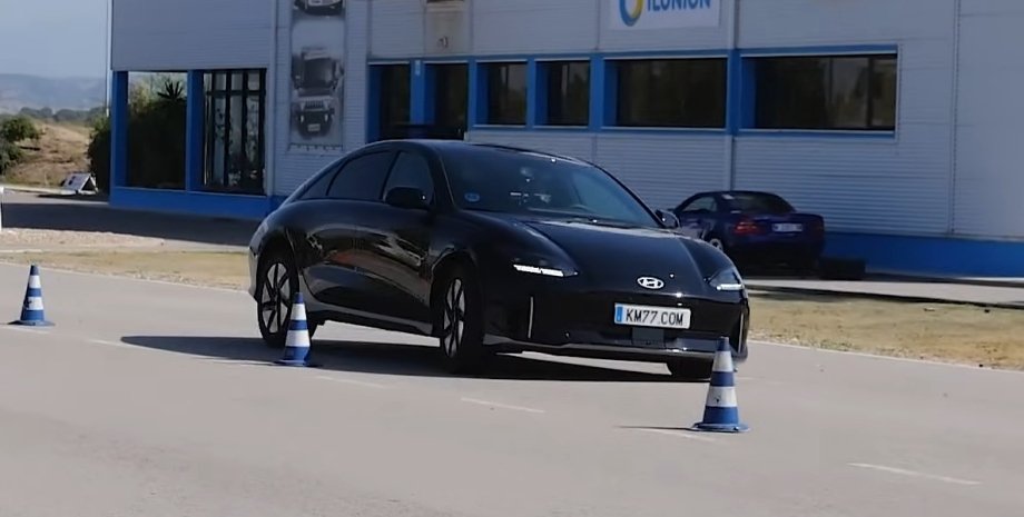 Hyundai, Hyundai Ioniq 6, Авто, Автомобили, Электромобили, Электрокары, Видео, Лосиный тест