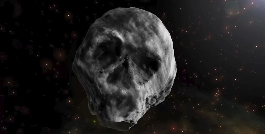 "Хэллоуинский" астероид в представлении художника. JOSÉ ANTONIO PEÑAS/SINC