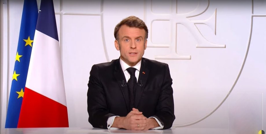 Президент Франції Емманюель Макрон, Емманюель Макрон про війну, Макрон звернення до нації, Макрон про ядерну зброю