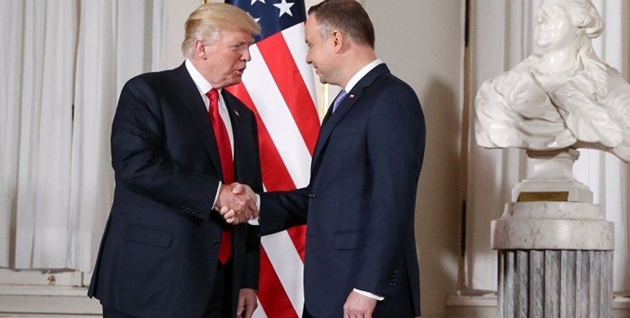 Анджей Дуда и Дональд Трамп