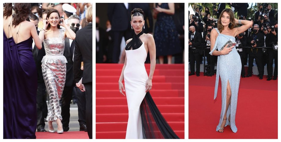 червона доріжка, Канни, Маріон Котійяр, Белла Хадід, Карда Бруні