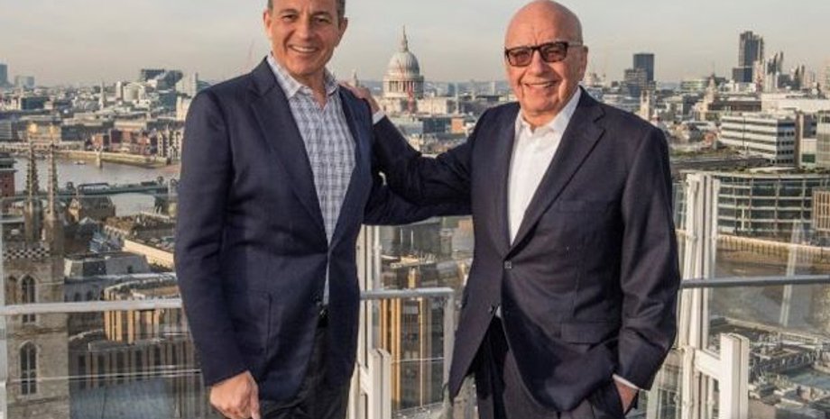 Глава Disney Боб Айгер и Руперт Мердок / Фото: Disney