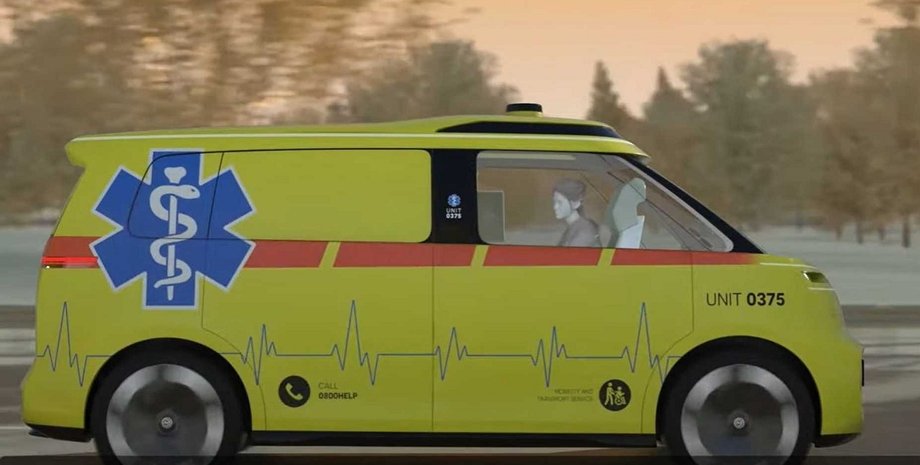 беспилотник Volkswagen, Volkswagen ID. Buzz, минивэн Volkswagen, электромобиль Volkswagen