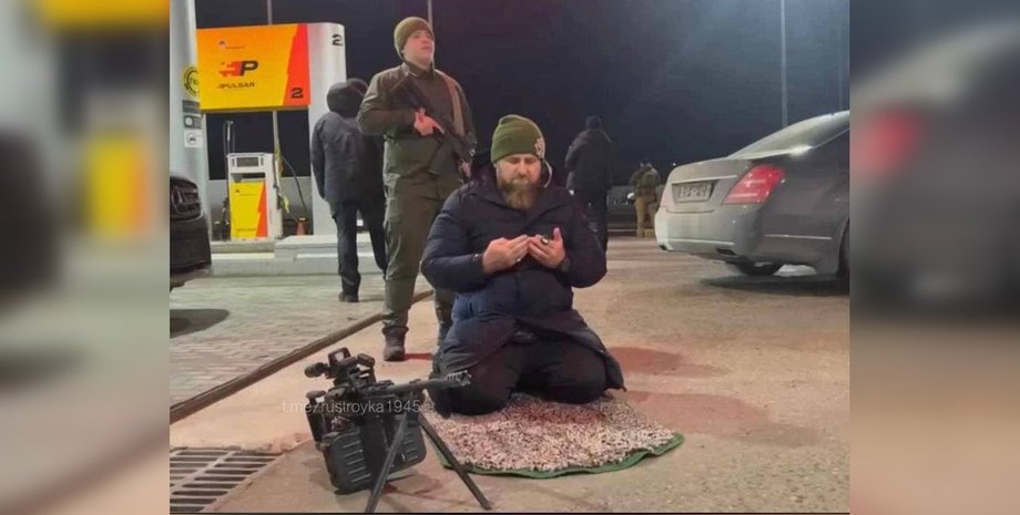 рамзан кадыров, кадыров в мариуполе, кадыров молится, чечня, кадыровцы