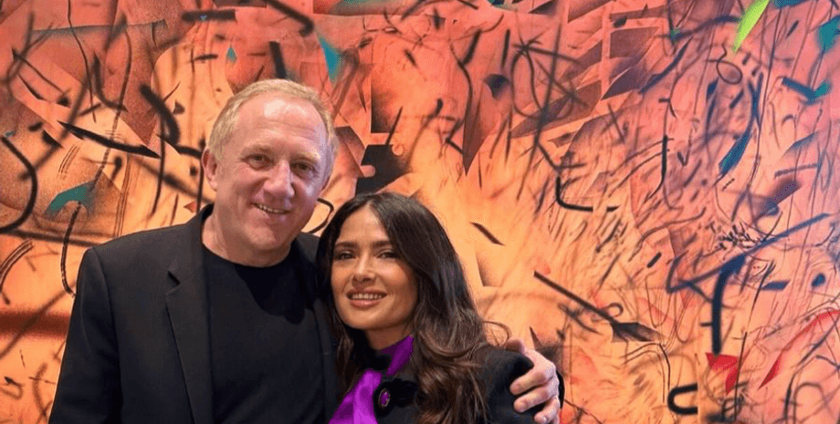 Сальма Хайек и Франсуа-Анри Пино, муж сальмы Хайек, палаццо грасси, падчерица сальмы Хайек, Зои Салдана