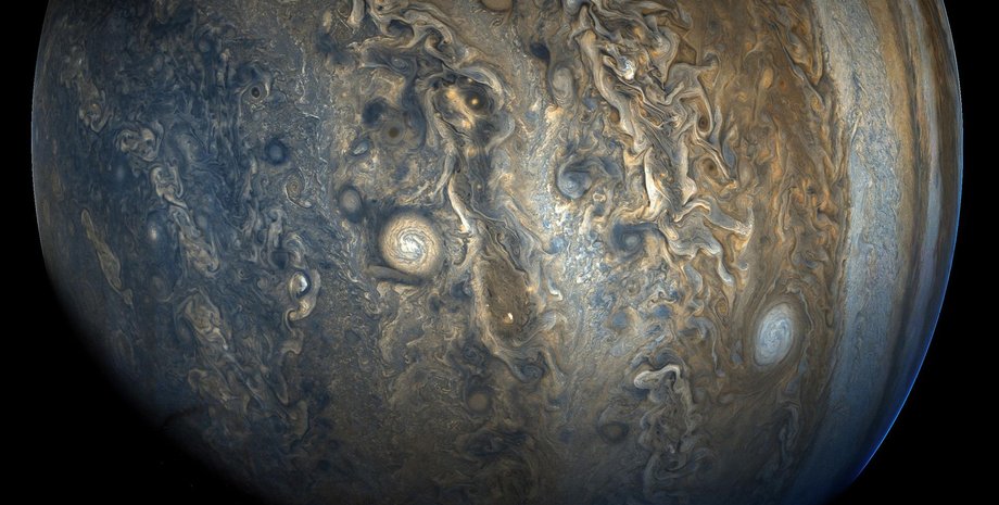 Фото Юпитера со спутника. NASA